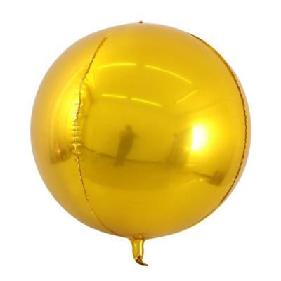 China Gift Toy 4D Balloons American Quality Round Aluminum Balloons Solid Color 32