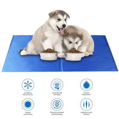 China Travel Dog Bed Cooling Cold Pad for Cats and Dogs Summer Cool Mat Pet Cooling Mat for sale