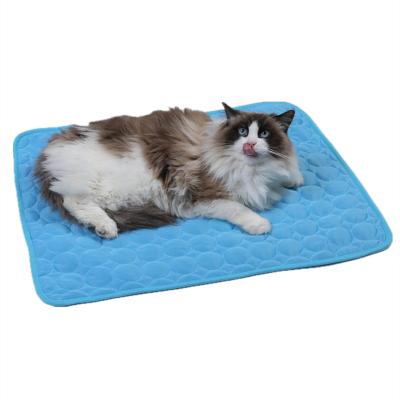 China Travel Summer Pet Cooling Mat Self Cooling Bed Non-Toxic Durable Pet Cool Pads for sale