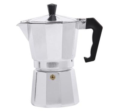 China 9 Moka Pot Maker Coffee Maker Stovetop Foil Large Capacity Sustainable Cups for sale