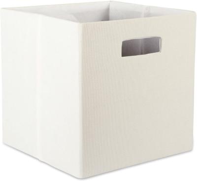 China Foldable Folding Heavy Duty Cubes in Burlap Cloth Storage Box Basket Storage Bins for sale