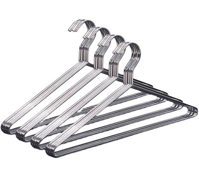 China Hot Selling High Quality Eco - Friendly Stainless Steel Coat Hanger Metal Hangers For Cloths for sale