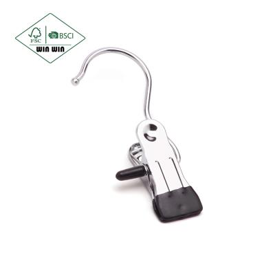 China Eco-Friendly Wholesale Chromed Metal Various Hangers With Mini Small Clip for sale