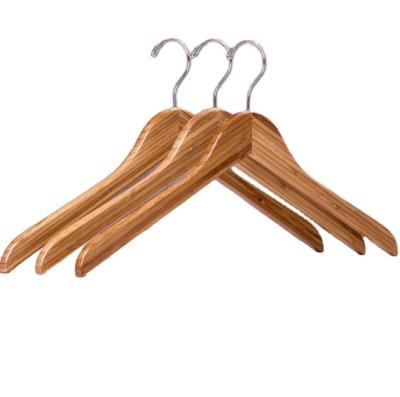 China China Import Modern Factory Wholesale Eco Friendly Non Slip Natural Bamboo Suit Coat Hangers for sale