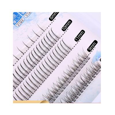 China Diy Light And Soft Volume Synthetic Hair Extension Competitive Price 3D Eyelash Tapered Lashes for sale