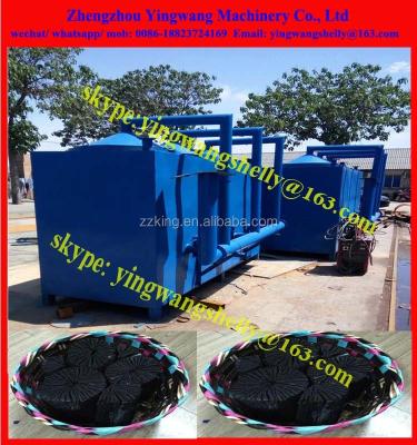 China 3.5-10CBM Palm Oil Shells Charcoal Making Machine Carbonization Furnace for sale