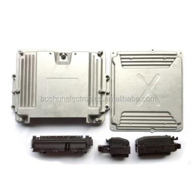 China Die Cast Aluminum Car ECU Connector Computer Panel For 80 Pin for sale