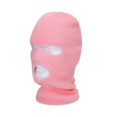 China Wholesale COMMON Plain Full Face Balaclava A Hole Cover Winter Ski Mask Knitted Beanie Face Mask For Winter Outdoor Sports Hat for sale