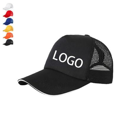 China Sun COMMON High Quality Custom Wholesale Summer Hat Fashion Outdoors Sport Nets Logo Hats Empty Baseball Cap for sale