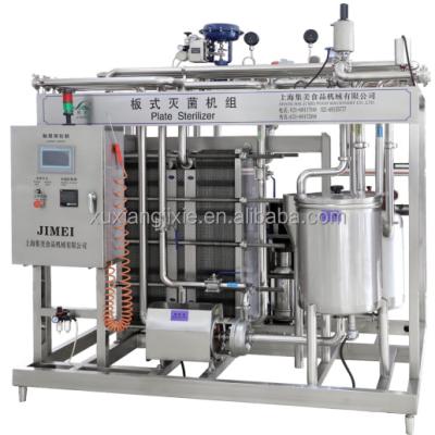 China milk etc. Liquid Pasteurization Pasteurized Dairy Production Machinery Milk Pasteurizer for sale