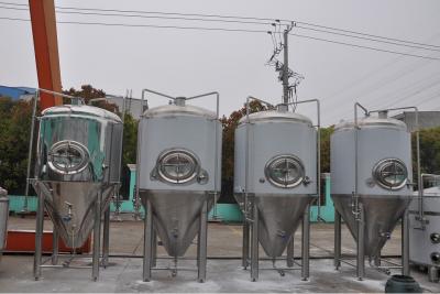 China Craft Beer Brewery Fermentation Equipment Beer Brewery Tanks 1.5~3.0mm Thickness for sale