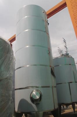 China 30 Ton Customized Mixing Tanks / Side Shearing  Stirring Insulated Storage Tanks for sale