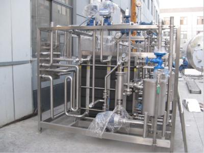 China 3 or 4 Sections Plate Type Milk Sterilizer Equipment with Stainless Steel with PLC Control System for sale