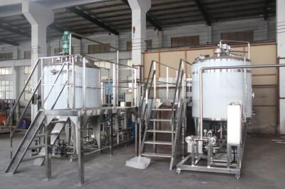 China Full Automatic Carbonated Soft Drink Plant / Carbonated Drinks Making Machine for sale