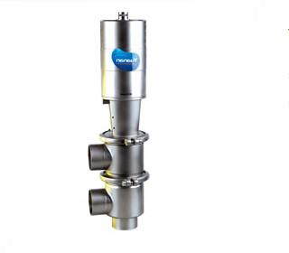 China Sanitary Pneumatic Shut-off  Stainless Steel Valves with SUS 304 SUS316L AISI 304 AISI 316 L for sale