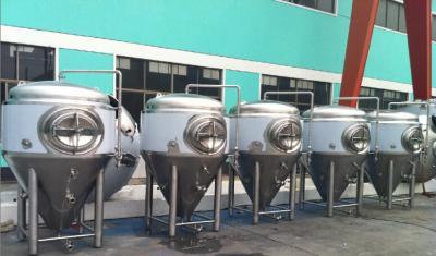 China Stainless Steel Fermentation Tanks Highly Polished Beer Brewery Production Line for sale