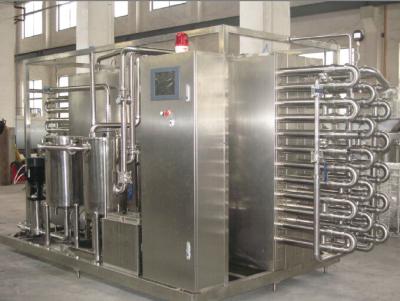 China Pasteurizer Machine 105 ~ 143ºC 3 - 5S for Beer Beverage Dairy Juice for sale