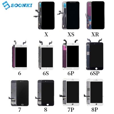 China Touch Screen Mobile Digitizer For iphone 6 6s 6plus 6s lcd plus 7 8 X XR XS 11 Display Screen Replacement TS8 LCD 30% for sale