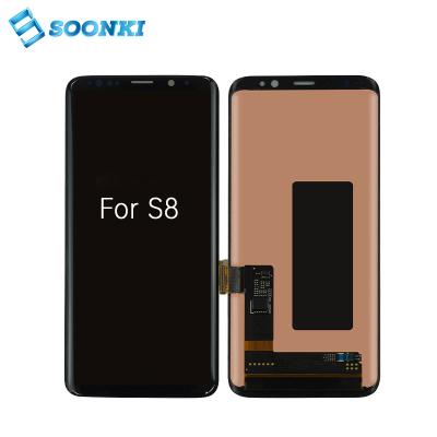 China High Saturation 2021 For Samsung s8 s7 edge screen replacement s8plus lcd display + touch combo for sale