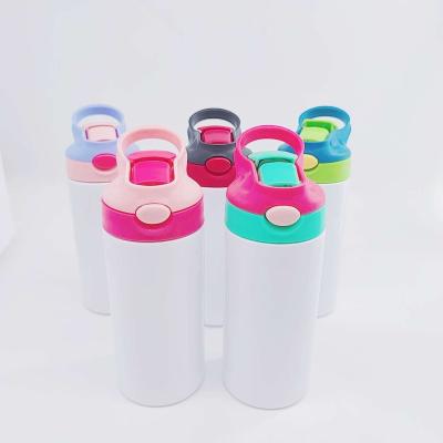 China American Style Wholesale 450ml Straight Double Wall Insulated Cup Sippy Cups Sublimation Kids Tum Insulated Straight Water Tumbler Bottle for sale