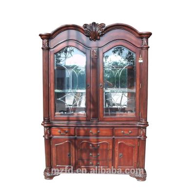 China Sale High Quality Beautiful American Style Wooden Restaurant Cabinets Showcases Cabinets / Buffet Cabinet for sale