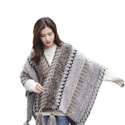 China Anti-pilling anti-pilling hot selling knitted throw blankets with large tassels for sale