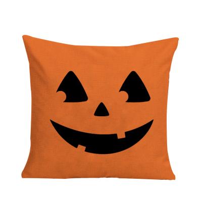 China 2022 Anti-Static How Selling Pumpkin Halloween Decor Pillow Covers For Festival for sale