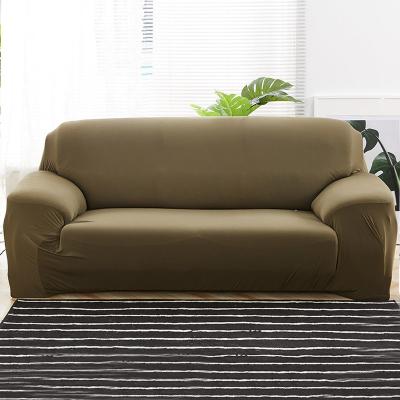 China Elastic Breathable Comfort Simple Solid Color All Included Couch Sofa Cover Set Elastic For Living Room for sale