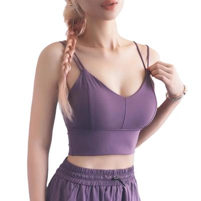 China Funny Hot Selling Breathable Yoga Vest Fitness Bra Sports Professional Running Bra for sale