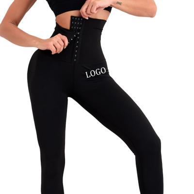 China Waist Trimmer Trainer Sports Leggings Women Breathable Fitness Tights Top Order Yoga Pants for sale