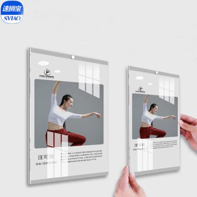 China Hot Sale Recycled Wholesale Advertising Sticked Acrylic Sign Holder A2 A3 A4 A5 Frames Wall Photo Frames Home Decoration Art for sale