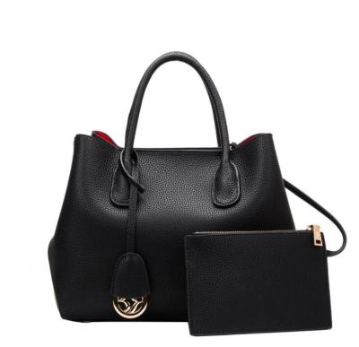 China JIANUO fashion ladies bags real leather handbag with purse tote bag real leather for sale