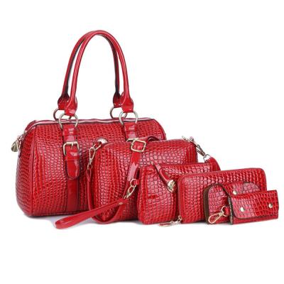 China NATIONAL JIANUO Cheap Fashion High Quality Leather Bag Women Handbag Set Set for sale