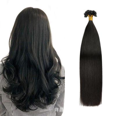 China Wholesale Silky Straight Wave Pre Bonded Nail U Tip Double Drawn Hair Extension Keratin Capsules 100% Remy Hair Extension for sale