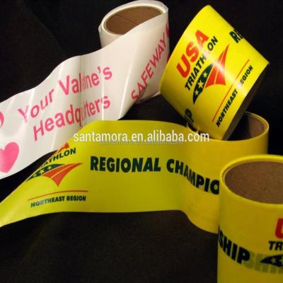 China Triathlon and other start safety warninig marathon racing tape finish line or for sale