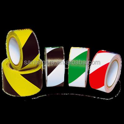 China Waterproof PVC Vinyl Floor Marking Tape Self Adhesive Harzad Tape for sale