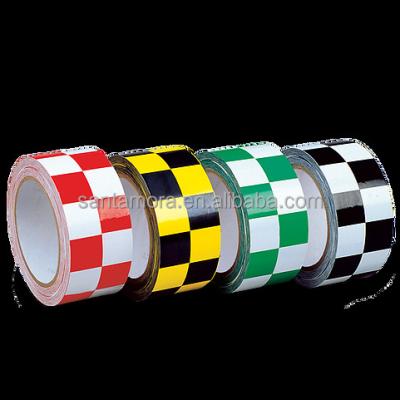 China Waterproof Checkerboard Laminated Tape Marking Strips / Hazard Flooring for sale