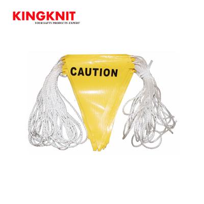 China Plastic Pennant Construction Sites Barrier Road Safety Pennant Flags for sale