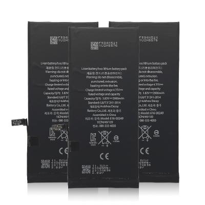 China Hot Sale Mobile Phone High Capacity Replacement Digital Phone Battery 7p Battery For Iphone 0 Cycles for sale