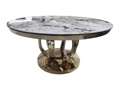 China Cattelan Italia mesa de jantar de aço inoxidável, mesa de aço inoxidável fabricantes na China à venda