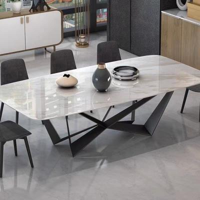 China Muebles modernos para el hogar comedor conjunto de mesa de lujo mesa de comedor y silla conjunto de mesa con sillas en venta