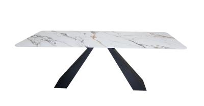 China Luxury Marble Top Dining Table Set With Chairs Home Tableware Dining Table 6 Chairs for sale