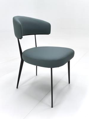 China Metal Dining Chairs Modern Dining Room Upholstered Dining Chair Restaurant Hotel Chair for sale