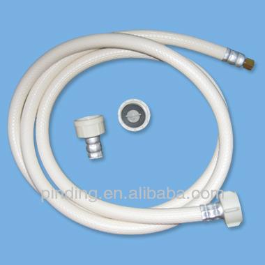 China 1.5M Universal Washing Machine And Dishwasher Fill Inlet Hose White Hose 10.4X2.8X1500 for sale