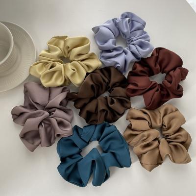 China Hao Han Wholesale Self-Designed Wedding Hair Scrunchies Accessories Sport Hair Band Polyester Hair Curler High Quality Heatless Scrunchies for sale