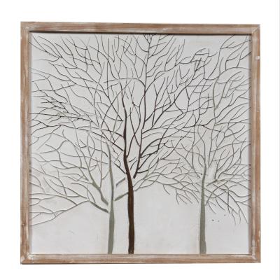 China Metal Resin Wall Mounted Arts Wall Hanging Art Handmade Home Wooden Signs for sale