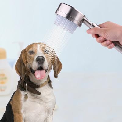 China Viable Dog Shower Brush Silicone Pet Comb Massage Shower Bath Dogs Grooming Cleaning Shower for sale