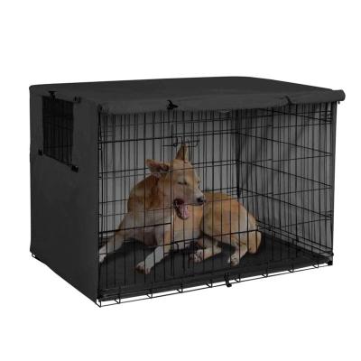 China Breathable Outdoor Pet Dog Cage Household Canopy Cover Protective Cage Wire Pet Dust Cover for sale