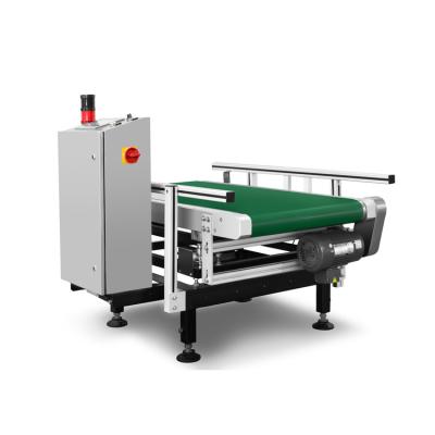 中国 Conveyor belt automatic check weigher metal detector for food industry 販売のため