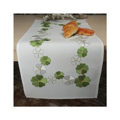 China Embroidered Slive Stripe Design Table Runner Table Strip Table For Dining Room for sale